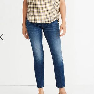 MADEWELL Maternity Side Panel Slim Boy Jean Size 26